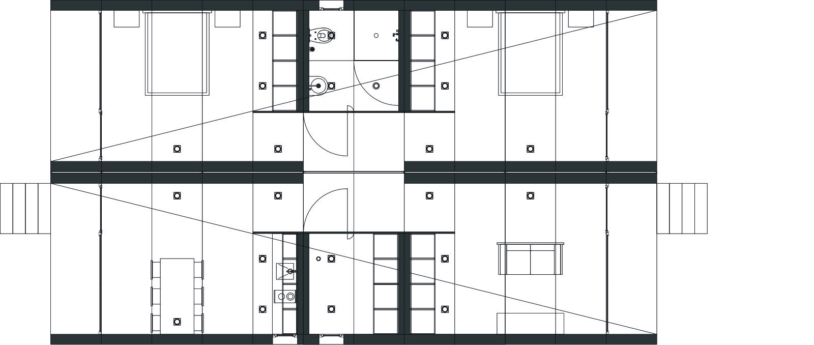 Planta de arquitetura T2