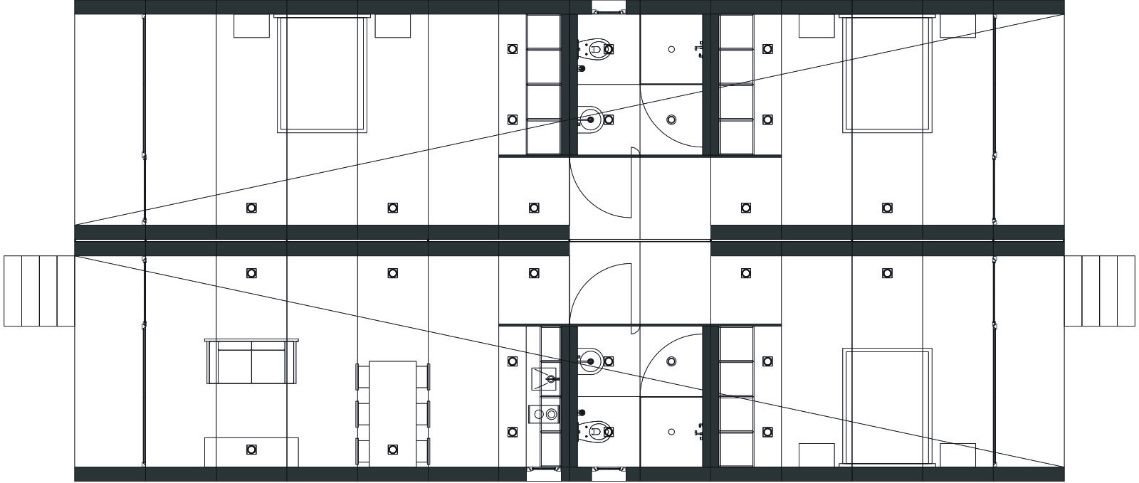 Planta de arquitetura T3